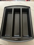Chicago Metallic Professional Triple Loaf Pan 12 1/2"X15 3". Fixed Price $20.00.