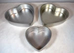 Heart Shaped Aluminum Cake Pans Wilton #2105-5176, 2105-4781, 502-1204 Sizes. Fixed Price $22.77.