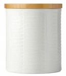 Lenox Entertain 365 Sculpture Wide Canister With Lid New Box. Fixed Price $89.00.
