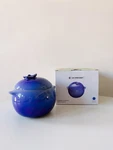 Creuset Blueberry Harvest Collection Casserole Stoneware Cocotte 600ML 20OZ. Fixed Price $200.00.