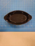 Vintage Dc 626 Usa Black Ceramic Oval Gratin Baking Dish 6.75" Restaurant War. Fixed Price $14.99.