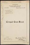 William Harold Mullins 1896 Crimped Crust Bread Trademark Baking Pans. Fixed Price $13.49.