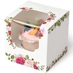 Cupcake Boxes 100 Pcs Bulk Roses Floral, Individual Holder With Window For Mo.... Fixed Price $52.75.