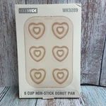 Chefmade Donut Mold Cake Pan, 6-CAVITY Non-stick Heart Doughnut Bakeware.nib. Fixed Price $9.99.