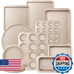 Terlulu 10-PIECE Baking Pans Set, Bakeware Sets Nonstick, For Oven Co. Fixed Price $61.96.