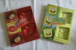 Wilton 2004 Dora The Explorer & Spongebob Iridescent Mini Treat Pans Cake Krispy. Fixed Price $15.00.