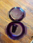 Vintage Tupperware 3QT Stack Cooker Microwave Pieces Purple #2192B-1 Fs. Fixed Price $29.99.