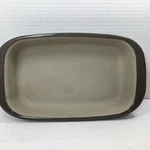 Pampered Chef Stone Small Gray Rectangle Baker 1421 6X9 Grey. Fixed Price $44.00.