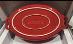 New Staub Ceramics Oval Baking Dish 1.1 Qt 9 X6 Cherry Red Color. Fixed Price $30.00.