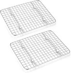 Small Baking Cooling Rack Set Of 2, E-far Stainless Steel Toaster Oven For. Fixed Price $12.98.