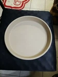 Pampered Chef 11 X 1.25 Pie Pan Baking Dish Stoneware Family Heritage K058. Fixed Price $24.95.