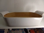 Pampered Chef Original 12 X 10.5 2.25 14.5C 5152 Stoneware Baking Pan Tray. Fixed Price $59.99.