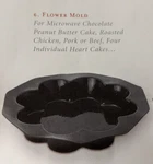 Demarle Flexipan Silicone Black Flower Mold 10 1/4" Diameter Made In France. Fixed Price $20.00.