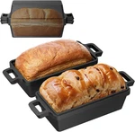 9?5 Inch Cast Iron Loaf With Lid, Bread Pans For Baking, 2 Piece Set Ev.... Fixed Price $33.20.