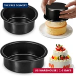 Awtbdp 4-INCH & 6-INCH Cake Set, Of 2, Round Baking Pan, Carbon Steel Bi. Fixed Price $17.98.