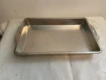 Vintage Ekco Aluminum Oblong Cake Pan - 10 5/8" By 6 7/8" 1/4". Fixed Price $10.95.