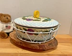 Temptations Presentable Ovenware "spring Blooms" 2 Qt. Casserole Baking Dish Lid. Fixed Price $30.00.