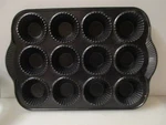 Nordic Ware 12 Tart Pan Cup Cake Mold Cast Aluminum Heavy Usa. Fixed Price $15.00.