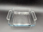 Anchor Hocking Clear Glass Baking Dish 2 Qt. Square 8" X Vintage. Fixed Price $11.99.