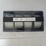 Fiddle + Fern Small Round Ramekins Set Of 4 White Honeycomb Porcelain Fl Oz Ea. Fixed Price $19.95.