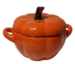 Crofton Stoneware Pumpkin Mini Casserole Baking Dish Oven Safe Fall Autumn 2021. Fixed Price $17.99.