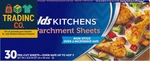 Kitchens Pop-up Parchment Paper Sheets, 10 X 13 Inches, 30 Count. Fixed Price $7.99.