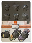 Bradshaw Halloween 12 Cavity Cookie Mold Pan, Cat Mummy Owl Bat Baking Tray. Fixed Price $22.88.