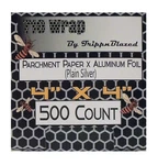 710 Wrap- Parchment Paper Foil, (2 Pack) Gold, Silver (4"X4" Precut). Fixed Price $20.00.
