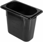 Carlisle 1/9 Size Black High Heat Food Pan - 6" Deep Set Of. Fixed Price $26.99.