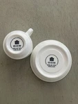 Malacasa Porcelain Espresso Cups With Saucers And Holders Set Of Four. Fixed Price $20.00.