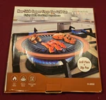 Non-stick Copper Stove Top Grill Set Innovative Living Plate & Dip Pan. Fixed Price $10.00.
