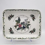 Portmeirion The Holly And Ivy 12" Lasagna Rectangular Baking Dish Casserole. Fixed Price $63.99.