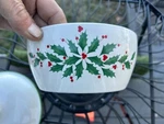 Unused Covered Casserole Dish In Holiday (dimension) By Lenox Holly Berries. Fixed Price $18.71.