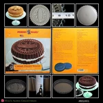 Vintage 2PC Nordic Ware Nonstick Giant Cookie/creme-filled Wafer Cake Pan Set. Fixed Price $22.00.