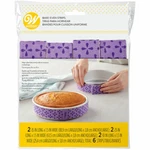 Wilton Bake-even Strips 6PC For Baking Moist Level Cakes 415-0796. Fixed Price $24.99.