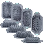 Tongjude 4 Piece Silicone Loaf Pan For Baking, Non-stick Kitchen Oven Bread P.... Fixed Price $36.99.