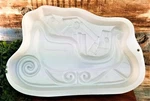 Ck Products Santa's Toy Sleigh Pantastic Plastic Party Cake Mold 49-4010 Nos. Fixed Price $16.10.