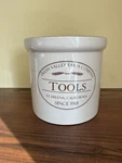 Chefs Fresh Valley Farm Kitchen Tools/utensils Holder Crock Stoneware. Fixed Price $84.99.