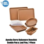 Ayesha Curry Bakeware Nonstick Cookie & Loaf Pan, 7-PIECE. Fixed Price $111.98.