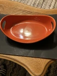 Rachael Ray Orange Handled Cookware Stoneware 2.25 Quart #H022 Vgc. Fixed Price $13.00.