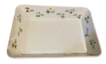 Anchor Ovenware - Floret Easter White Floral Baking Dish 2.25X9.25X12.75IN. Fixed Price $20.00.
