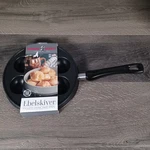 New Nordic Ware Danish Ebelskiver Iron Round Filled Pancakes Fruit Chocolate. Fixed Price $19.95.