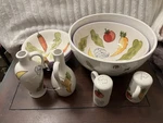 Everything Kitchen Salad Ceramic Bowl Set. Fixed Price $50.00.