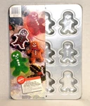 Wilton Bite Size Gingerbread Boy Pan Contains Molds 1995 #2105-926 New. Fixed Price $12.95.