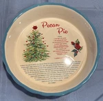 The Pioneer Woman Christmas Pecan Pie Pan Plate. Fixed Price $30.00.