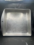Vintage Mirro X 2 M-5009 Aluminum Square Cake Pan. Fixed Price $10.98.