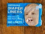 Vintage Disposable Diaper Liners 240 Sealed Nos K Mart Brand Discontinued. Fixed Price $24.95.
