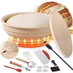 Yacumx Electric Heated Sourdough Proofing Basket Set 9 Silicone Bowl White. Fixed Price $34.59.