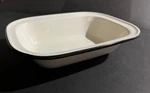 Tablecraft Enamelware Collection Black Rim White Rectangular Baking Pan 80015. Fixed Price $27.50.