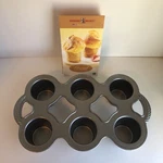 Nordic Ware Grand Popover Pan 6 Cavity Cups 1.42 Liters W/instructions Exc. Fixed Price $24.00.